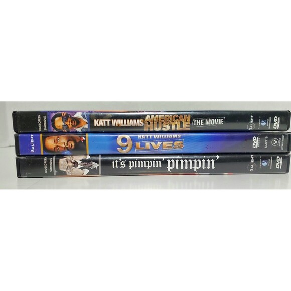 Katt Williams Comedy DVD Lot American Hustle Pimpin’ Pimpin’ 9 Lives Tested Play - Picture 11 of 11